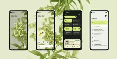 Android 12 ダイナミックテーマ