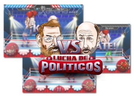 Lucha de Políticos, desahogate con tu móvil antes de las elecciones generales del 20-N