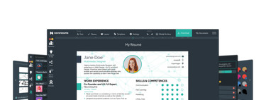 Novorésumé te ayuda a crear un currículum llamativo y moderno, y lo puedes usar gratis
