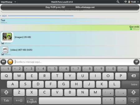 Juan Palomo webOS Edition: WhatsApp llega a webOS de la mano de MojoWhatsup