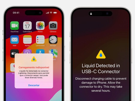 Aviso De Liquido Detectado No Iphone