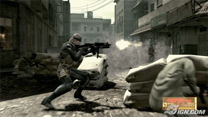 Imágenes in-game de 'Metal Gear Solid 4'