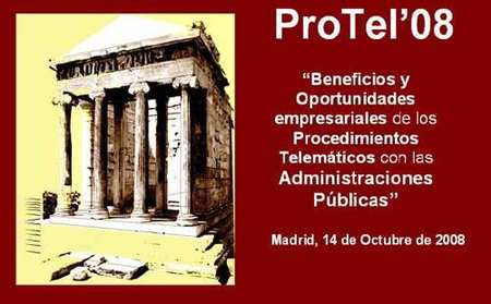 Jornada ProTel '08 sobre procedimientos telemáticos