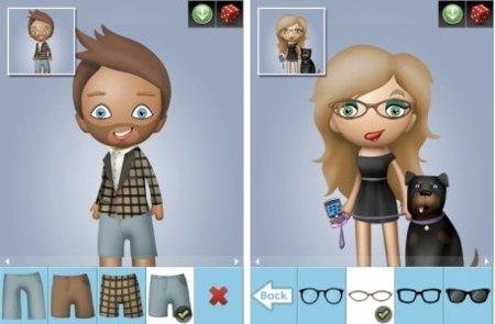 Avatar Builder para chicos y chicas. Tu avatar personalizado al estilo de RIM.