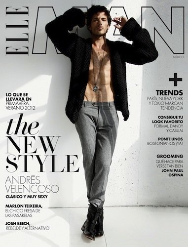 Andrés Velencoso protagoniza la portada de Elle Hombre México