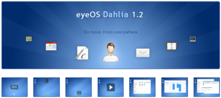EyeOS 1.2, más funcionalidades y nuevas aplicaciones añadidas