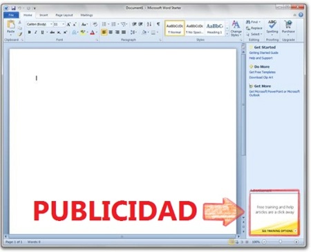 Word 2010 Starter