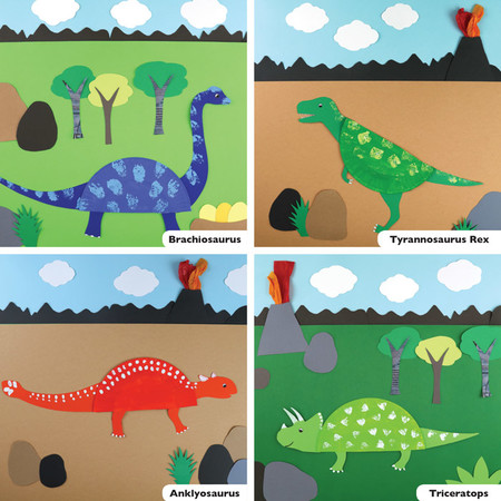 Manualidades Dinosaurios Plato 3