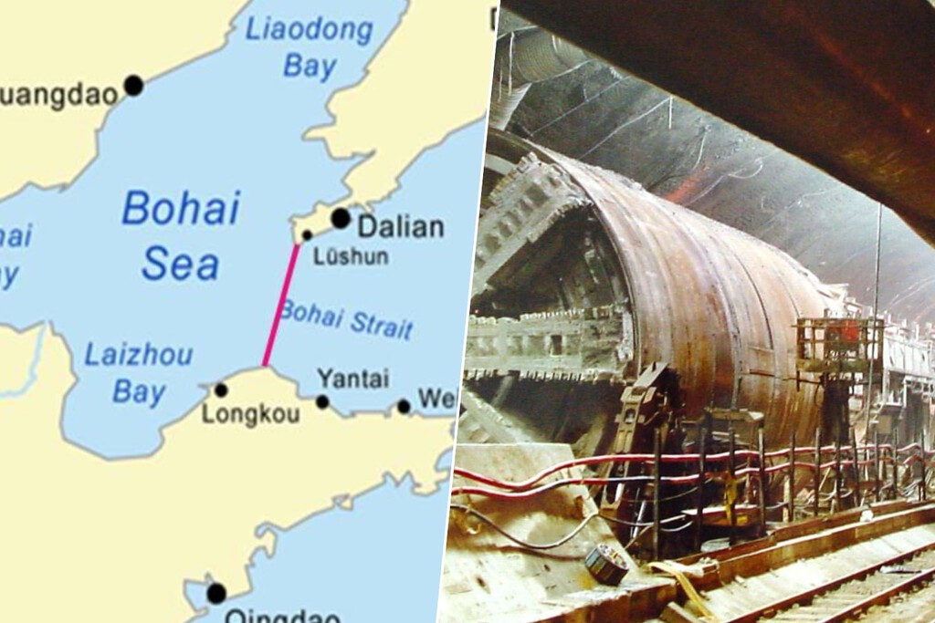 La nueva megaestructura de China es un coloso submarino: el túnel ferroviario más largo del mundo 