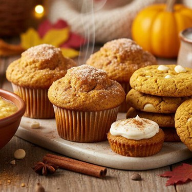 3 postres de otoño con pumpkin spice fáciles y rápidos de hacer: porque no todo es pay de calabaza