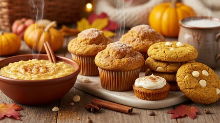 3 postres de otoño con pumpkin spice fáciles y rápidos de hacer: porque no todo es pay de calabaza