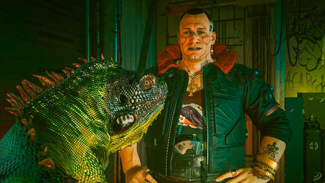 Cyberpunk Iguana 1