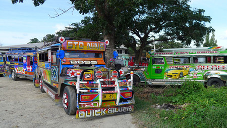 Transporte público asiático. Filipinas: jeepney