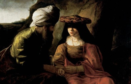 Tamar y Judá. Rembrant