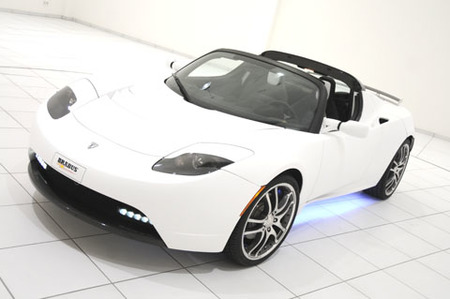 Brabus le pone al Tesla Roadster lo que le faltaba: ruido de motor