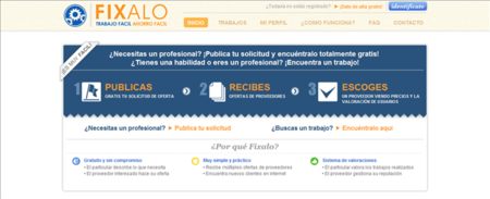 Fixalo.es, pide presupuestos y proveedores para hacer un trabajo