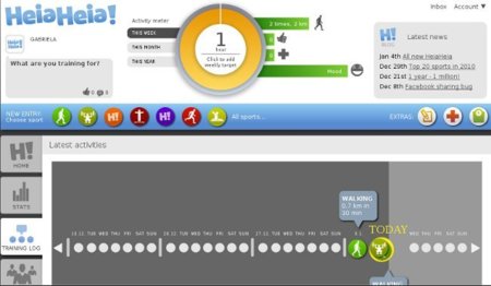 HeiaHeia, un sitio social para monitorizar tu entrenamiento