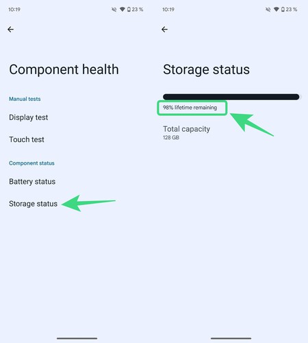 Salud Memoria Android 15 2