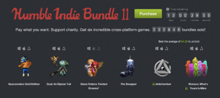 Humble Indie Bundle 11, más juegos para Mac al precio que nosotros queramos