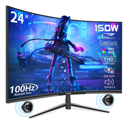 Monitor Curvo Gamer 24 pulgadas