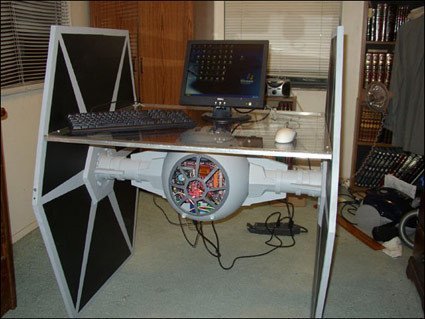 Star Wars y la mesa TIE Fighter