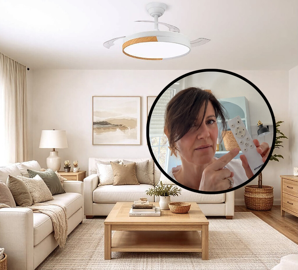 Gloria Santamaría, especialista en hogar, advierte: “El 80% de la gente usa mal su ventilador de techo” 