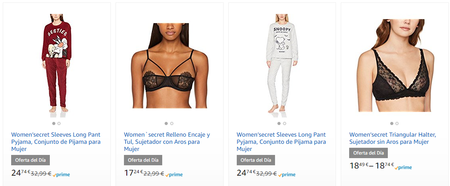 Amazon nos ofrece por el Black Friday un 30% de descuento en Women Secret