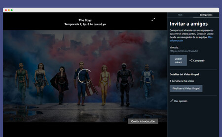 Amazon Prime Video lanza Vídeo Grupal para ver contenidos en grupos y chatear con hasta 100 personas: así lo puedes usar