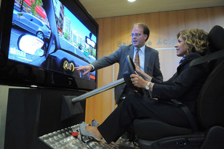 El simulador de conducción eficiente de Toyota