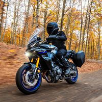 Estas patentes filtradas confirman que una nueva Yamaha Tracer 9 está en camino, y viene con radar frontal 