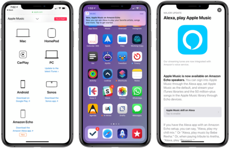 Apple Music está enviando notificaciones de Carpool Karaoke y la compatibilidad con Amazon Echo