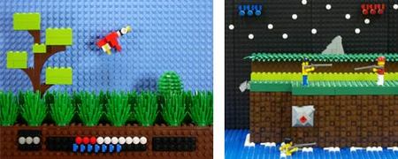 Escenas de videojuegos representadas con piezas de Lego