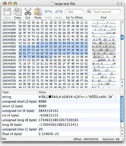 0xED, editor hexadecimal gratuito