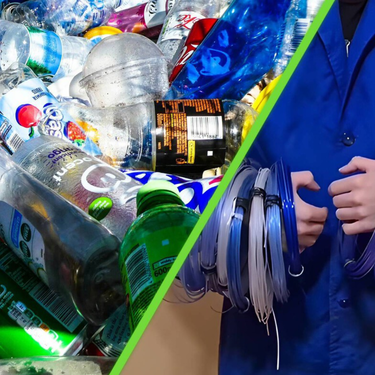 Diante da falta de um sistema de reciclagem em seu país, homem transforma garrafas plásticas jogadas na rua em material para impressoras 3D 