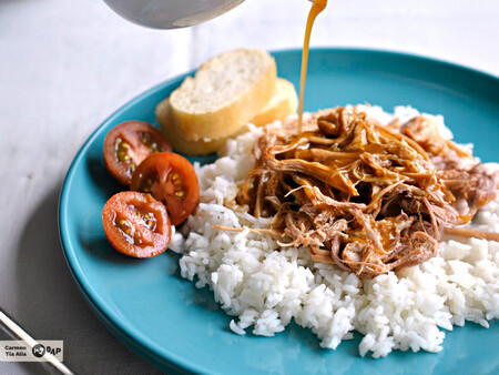 Pulled pork, receta de carne de cerdo desmigada que se funde en la boca