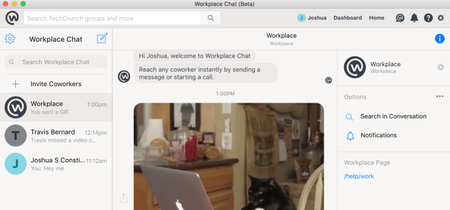 Facebook lanza aplicaciones del chat de Workplace para Windows y macOS