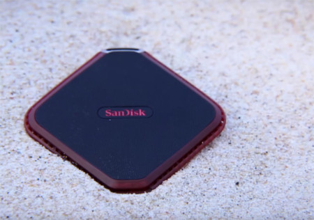 Este es el Sandisk Extreme 510, un SSD a prueba de agua
