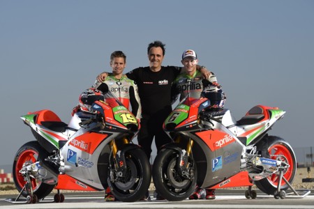 Aprilia Racing Team Gresini presenta sus colores de guerra