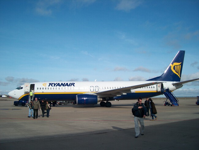 Boeing 737 800 Ei Dak Of Ryanair At Valladolid Airport