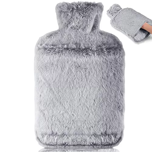 BOLEi Bolsa De Agua Caliente Peluche Con Bolsillo De Canguro, 2L