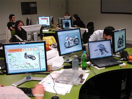 Moto propulsada por aire comprimido