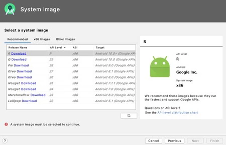 Android Studio Android 11 