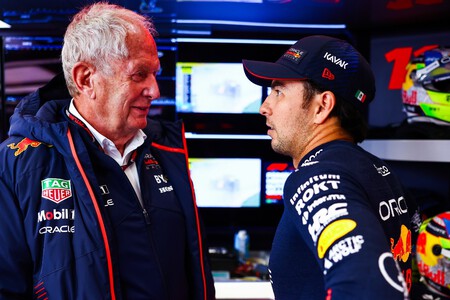 Helmut Marko Sergio Perez F1