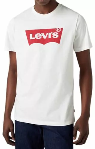 Levi's Graphic Set-in Neck T-Shirt, White, M Hombre