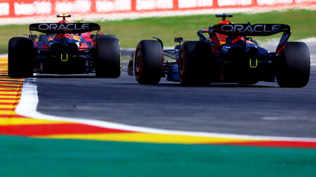 Perez Verstappen Spa F1 2022