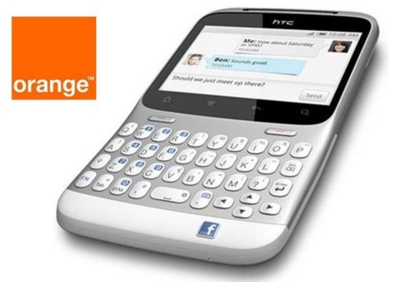 HTC ChaChaCha con tecla facebook desde 0 euros con Orange