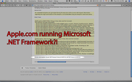 ¿Apple.com usa ASP.NET?