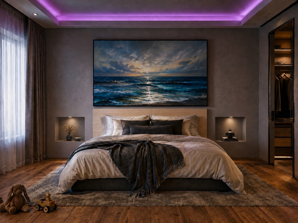 Las mesitas de noche tienen las horas contadas: así es la elegante solución preferida por los arquitectos para lograr un dormitorio sofisticado, organizado y funcional 