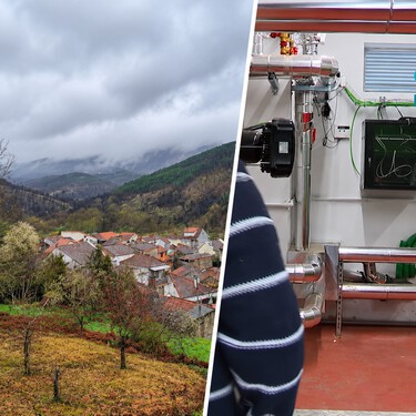 Todo un pueblo en Galicia decidió usar una misma caldera de calefacción. Un año después ahorran casi la mitad en la factura 