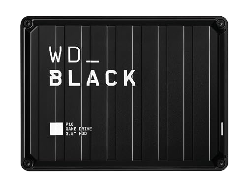WD BLACK P10 4TB Game Drive HDD portátil USB 3.2
